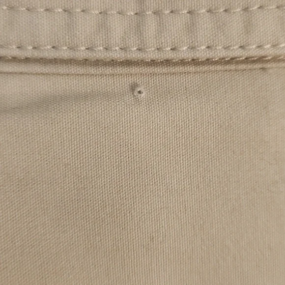 Roots Men's Beige Button-Down Shirt – Classic Utility Cotton - Picture 11 of 14